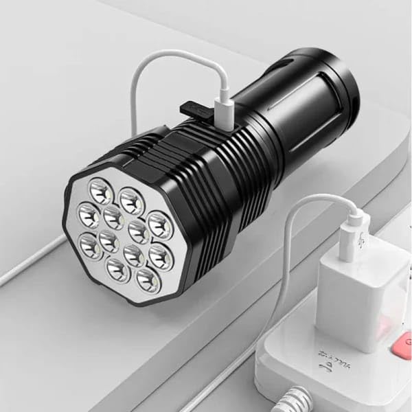 12 LED Flashlight COB Side Light USB Rechargeable Strong Light Flashlight Waterproof Outdoor Household Portable Long-Range Led Torch Light Hiking Camping Outdoor Side Light Flashlight 12 LED Flashlight COB Side Light USB Rechargeable Strong Light Flashlight Waterproof Outdoor Household Portable Long-Range Led Torch Light Hiking Camping Outdoor Side Light Flashlight